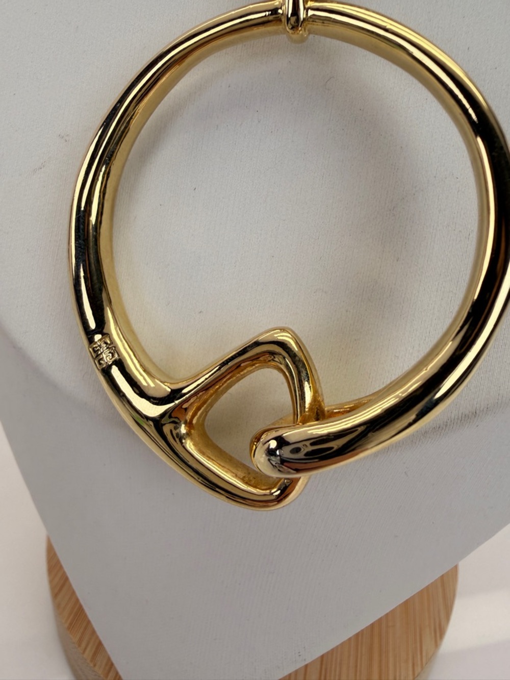 Givenchy Gold-Tone Statement Circle Pendant Necklace - Picture 4 of 8